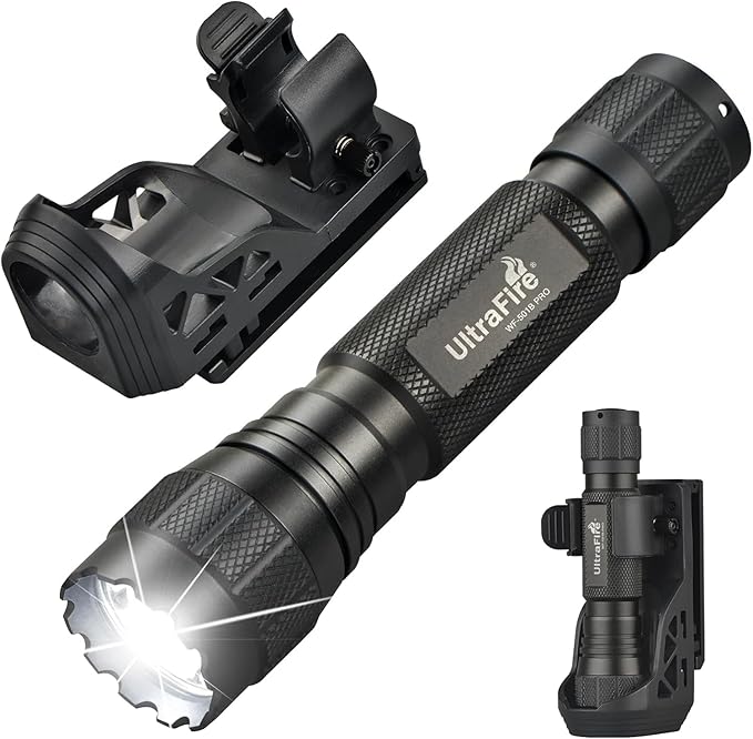 Linterna Táctica UltraFire con Funda