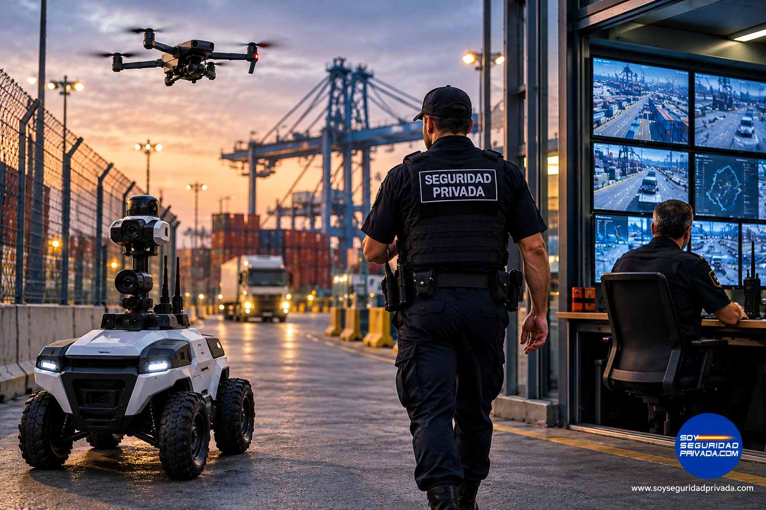Seguridad privada en puerto tecnológico